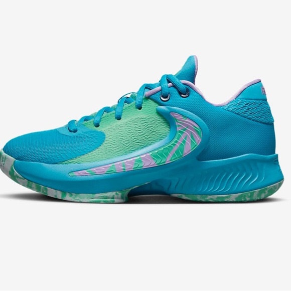 Nike Freak 4 (GS) DQ0553-400 Kids Basketball Shoes Size: 4.5Y​ - Picture 6 of 8